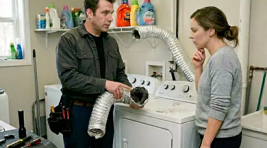 How to Clean Out Dryer Vent Safely