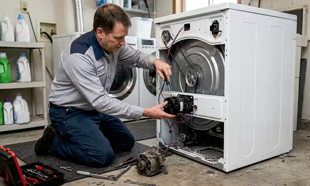 Dryer Motor Replacement in Chicopee, MA