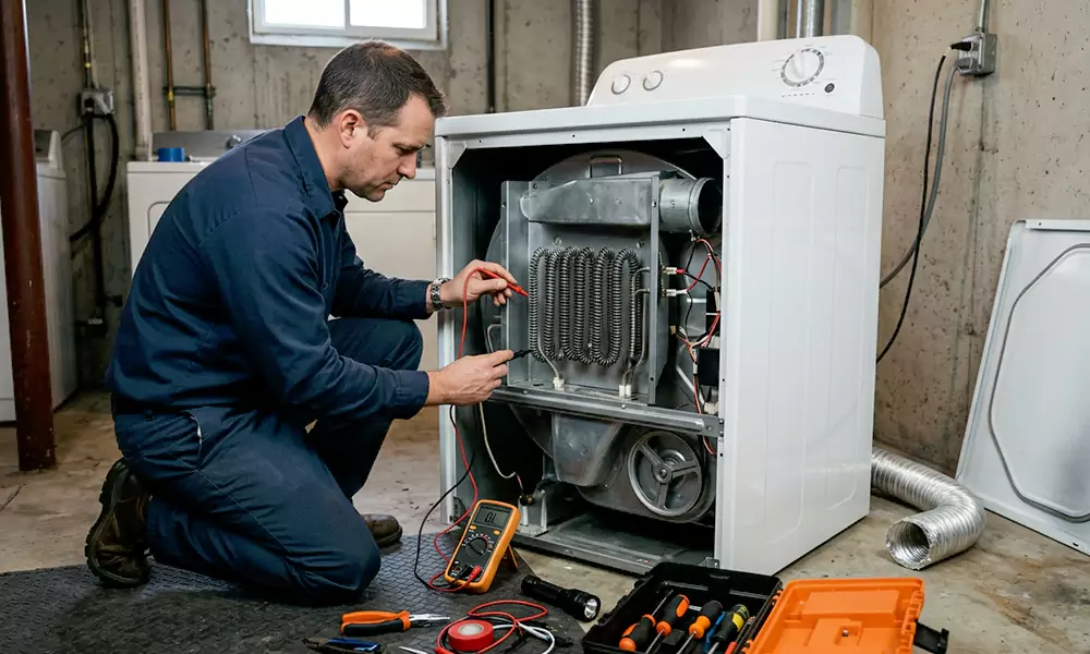 Dryer Not Heating Repair in Chicopee, MA
