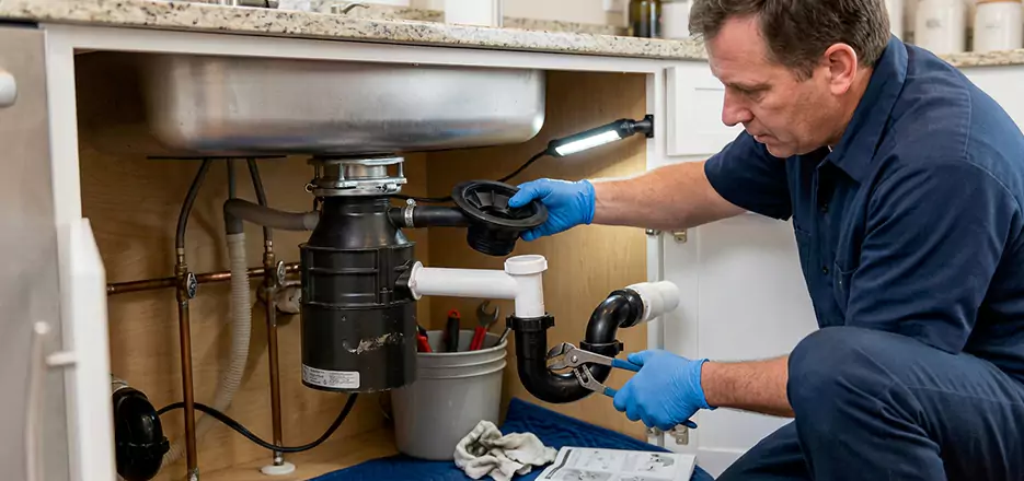 Garbage Disposal Splash Guard and Trap Installation in Chicopee