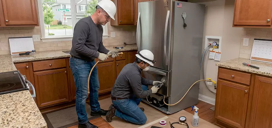 Propane Refrigerator Installation in Chicopee